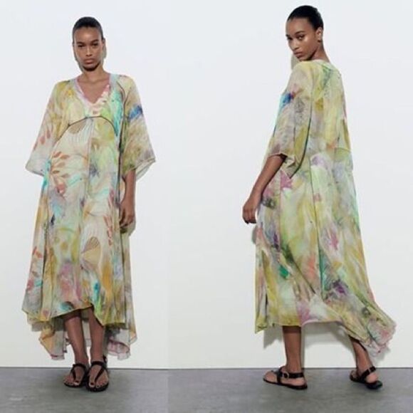 ZARA PRINTED DRESS LIMITED EDITION - Picture 10 of 15